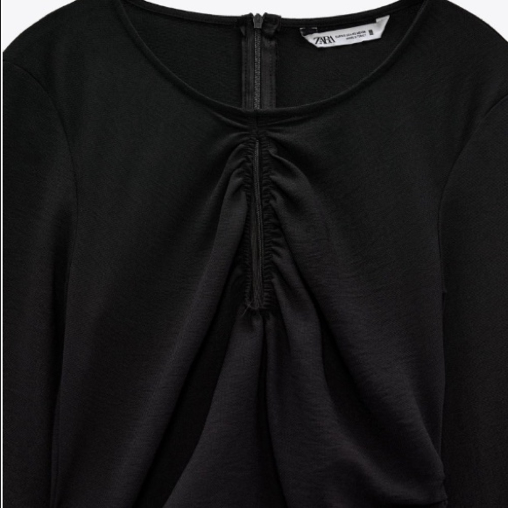 ZARA BLACK MINI DRESS ❤️‍🔥NWT - Picture 7 of 9